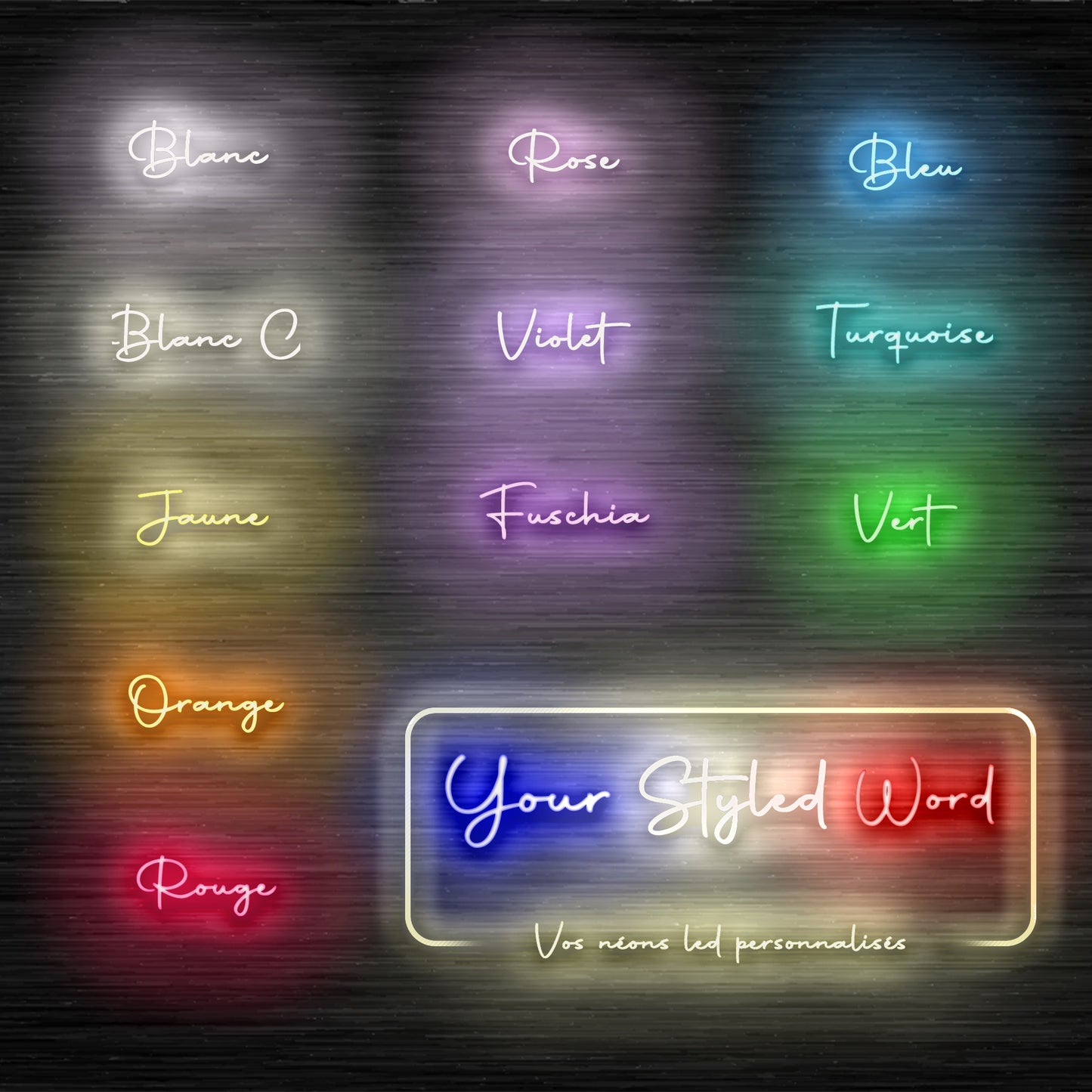 Enseignes Néon LED personnalisée | Projet223
