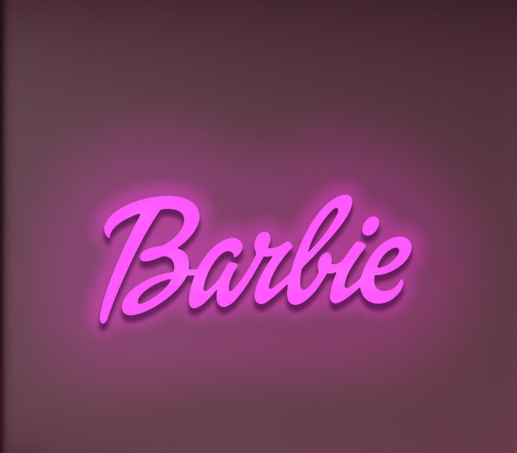 Barbie Portrait Neon LED Sign